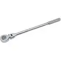 Sk Professional Tools 17-5/8" Steel Hand Ratchet with 1/2" Drive Size and Chrome Finish