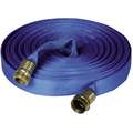 FSI Flat Supply Hose: For Use With Decon Showers, 50 ft Hose Lg, 3/4 in Connection Size