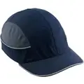Micro/ Short Baseball Cap Bump Cap, Fits Head Sizes One Size Fits All, Navy