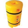 Sentry Linear Low Density Polyethylene Column Protector for 8", Square Column, Yellow