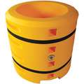 Sentry Linear Low Density Polyethylene Column Protector for 30", Round Column, Yellow