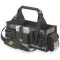 Polyester, Electricians, Tool Tote, Number of Pockets 43, 15" Overall Height, 23" Overall Width