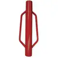 Fence Post Driver: 17.5 lb Wt (Lbs.), 24 in Ht , 2 3/4in ID Steel Tube, Red