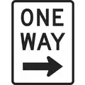 Lyle Traffic Sign: 18 in x 12 in Nominal Sign Size, Aluminum, 0.063 in, R6-2R MUTCD, Engineer