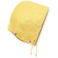 Condor Rain Hood with Snaps, Yellow, Rainwear Primary Material: Rubber, Seam Style: Cemented, Vulcanized