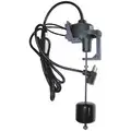 Float Switch, Switch Actuation Vertical Float, Electrical Connection Piggyback, Cord Length 10 ft