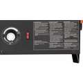 Dayton 25-9/16" x 11-7/8" x 16-1/8" Torpedo Portable Gas Heater with 3500 sq. ft. Heating Area