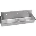 Stainless Steel Scrub Sink, Without Faucet, Wall Mounting Type, Stainless Steel