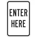 Lyle Entrance Sign: 18 in x 12 in Nominal Sign Size, Aluminum, 0.063 in, R7-65 MUTCD, Engineer