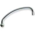 Spout: Mid Arc Faucet Spout, Fits Chicago Faucets Brand, Chrome Finish, For Manual Faucets Series