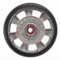 Magline Wheel, Features 5/8" Axle Dia., 8" Dia., 1-5/8" W, HDPE