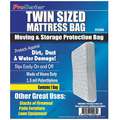 87"L x 39"W Open Standard Single Mattress Bag, Clear; 1.50 mil Thickness