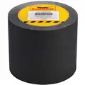 Solid Black Anti-Slip Tape, 6" x 30.0 ft., 46 Grit Silicon Carbide, Rubber Adhesive, 1 EA