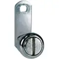 Compx National Slotted Keyless Cam Lock, For Door Thickness (In.) 1/4 with Bright Nickel Finish