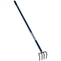 Seymour Midwest 4 Tine Cultivator; 60" Straight Aluminum Handle, 4-1/2" Tines
