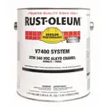 Rust-Oleum Interior/Exterior Paint: For Metal/Wood, White, 1 gal Size, Oil, Less Than 340g/L, High Gloss