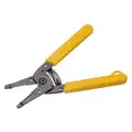 Ideal Wire Stripper: 24 AWG to 14 AWG, 6 in Overall Lg, Std Cushion Grip, 26 AWG to 16 AWG, 6 - 8 in