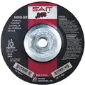 United Abrasives-Sait 4-1/2" Type 27 Aluminum Oxide Depressed Center Wheels, 5/8"-11 Arbor, 0.045"-Thick, 13, 300 RPM