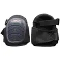 Westward Knee Pads: Non-skid, 2 Straps, Poly Pro, Universal Elbow and Knee Pad Size, 1 PR