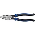 Linemans Pliers, Jaw Length: 1-7/16", Jaw Width: 1-7/64", Jaw Thickness: 5/8", Ergonomic Handle