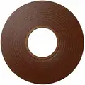 Scotch Vinyl Electrical Tape, Rubber Tape Adhesive, 7.00 mil Thick, 3/4" X 66 ft., Brown, 1 EA