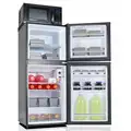 Microfridge Refrigerator, Freezer and Microwave, Commercial, Black, 18-5/8" Overall Width