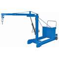 Vestil Mobile Floor Crane, Counter Balanced, 500 Capacity (Lb.), 62-1/4" Height