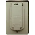 Gfci Vertical Cover For Wall Socket Gray Metal