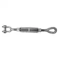 Turnbuckle, Jaw and Eye, Steel, 6-9/64" Take Up, 5, 200 Working Load Limit (Lb.)