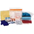 Bloodborne Pathogen & Sharps Pack First Aid Kit, Bag Case Material, 25 People Served Per Kit