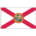 Nylglo Florida State Flag, 4 ft.H x 6 ft.W, Indoor, Outdoor