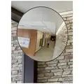 Convex Security Mirror: Round, Acrylic, 26 in Dia, Hardboard, Indoor