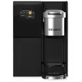 Keurig Coffee Brewer: 40 fl oz Max Brewing Capacity, Black/Silver, 17 1/4 in x 12 3/8 in x 19 in