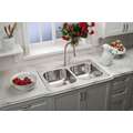 33" x 22" x 8-1/16" Drop-In Sink with Faucet Ledge with 14" x 15-3/4" Bowl Size