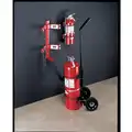Fire Extinguisher Bracket, Strap, 30 lb Capacity, 6 1/2" to 8" Cylinder Dia., Steel