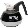 Bunn Pourover Decanter: 64 oz, Plastic/Steel, Black