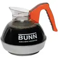 Bunn Pourover Decanter: 64 oz, Plastic/Steel, Orange