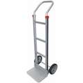 Dayton Hand Truck, 500 lb. Load Capacity, Continuous Frame Flow-Back, 14" Noseplate Width