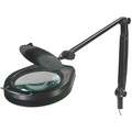 Round Magnifier Light, LED, 16" Arm Length, 1.75x, 767 lm Lumens, Black