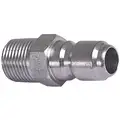 Quick-Connect Plug: 3/8 in (M)NPT, 3/8 in (M) Quick Connect