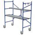 Werner Aluminum Portable Scaffold with 300 lb. Load Capacity, 3-2/3 ft. Platform Height