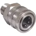 Quick-Connect Coupler: 3/8 in (M)NPT, 3/8 in (F) Quick Connect