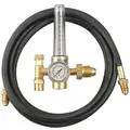 HRF-1425-580 Series Flowmeter Regulator, 0 to 50 psi, Argon, Carbon Dioxide