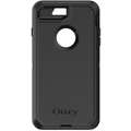 Otterbox Cell Phone Case, Fits Brand Apple, Black, Polycarbonate, Rubber