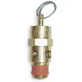 Air Safety Valve: Soft Seat, 1/4 in (M)NPT Inlet (In.), 150 psi Preset Setting (PSI)
