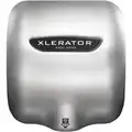 Automatic, Surface Mounted Hand Dryer with Integral Nozzle and 8 Second Dry Time, Silver