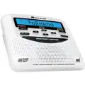 Midland Radio Portable Table Top Weather Radio: NOAA, Specific Area Message Encoding, White