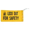 Brady Lockout Bag: Unfilled, Portable, 0 Components, 0 Padlocks Included, Bag, Yellow, 18 in Case Ht