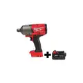 Milwaukee Impact Wrench: 3/4 in Square Drive Size, 1,200 ft-lb Fastening Torque, 1,500 ft-lb Breakaway Torque