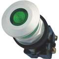 Eaton Illuminated Push Button Operator, Green, Maintained Push / Pull Action, 120VAC Lamp Voltage